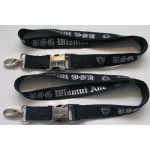 Woven Label Sewed On Poly Lanyards(LS-004)